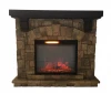 44 inch mantel fireplace polystone mantel MGO Professional supplier electrical fireplace indoor