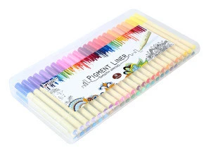 48 Colors Water Based Brush Marker Watercolor Soft Brush Pen Set  Art Painting Calligraphy Drawing