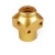 Import 5 axis cnc machining and milling parts brass flanges coupling custom brass flange from China