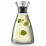 50 Oz Glass Drip-free Carafe with Stainless Steel Flip-top Lid