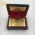 Import 500 Dirhams design Gold Foil Poker with black wooden box for game playing or business gifts from China