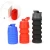 Import 500ML Gym Accessories Portable Colorful Sports Collapsible Silicone Water Bottle from China
