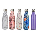 500ml stainless metal cola shape vacuum flask  bottle metal sport bottle