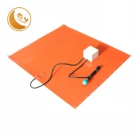 500x500mm silicone flexible heater with digital controller and plug/connector