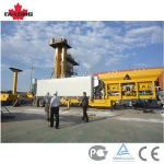 56t/h CLY-700 mobile asphalt drum mixer with new technology product in china