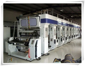 6 color high quality low cost rotogravure printing machine