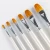Import 6 pcs Multi Function flat tip natural bristle acrylic paint brushes for oil painting from China