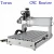 Import 6061-T6 Aluminum 3 axis cnc wood router machine with working size 600*400*80mm from China
