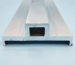 6063 t5 aluminium rail profile for curtains / aluminium profile frame curtain wall / aluminium h profile extrusion factory