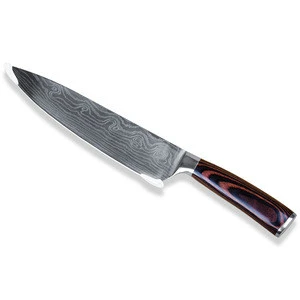 8 inches of the chef knives wavy pattern utility knife