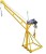 Import 800kg mini building crane with electric winch hoist 500kg from China