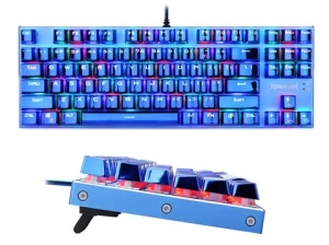 87 keys Mechanical Keyboard RGB backlight ergonomic design usb ABS gaming illuminated keyboards Teclado