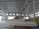 8.71 m Fiber Reinforced Plastic Leisure Angling Boat