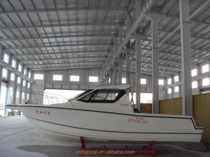 8.71 m Fiber Reinforced Plastic Leisure Angling Boat