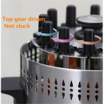 9  12 Skewers Eg-08t Electric Mini Electric Chicken Rotisseries Grill