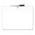 Import 9*12 inch double side frameless MDF dry erase whiteboard with melamine surface from China