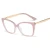 Import 92313 plastic ladies Eyewear Optical frame Eyeglasses fancy color from China