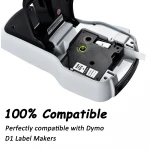 9mm Dymo D1 40910 Label Tape Black on Clear Printer Ribbon for Dymo Manager 160 210D 280 360D 420P Label Maker