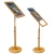 Import A3 Bamboo Pedestal Sign Display Stand Advertising Lobby Sign Holder with Adjustable Height Pole from China