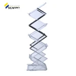A4 size portable brochure holder with top board magazine rack