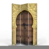 Abstract Custom Frame Structure Privacy Folding Wood Room Divider