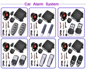 Accesorios Car alarm security system Keyless Entry Siren + 2 Remote Control Burglar  in South American market M100-T112
