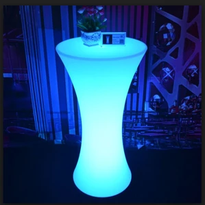acrylic battery smart plastic wireless lamp waterproof led furniture rechargeable light wedding bar cocktail coffee desk table