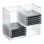 Acrylic CD/DVD display stand /dvd cd display rack wholesale