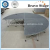 Adjustable high weddig stage /trade show stage / plexiglass stage for outdoor performance