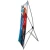 Import Adjustable Portable x-stand banner Korean style display High stability universal X-banner 60*160 from China