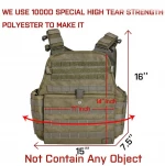 Adjustable Tactical Vest Military Chest Rig Airsoft Swat Vest