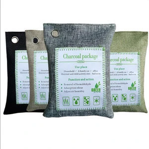 air purifying bags Hot selling bamboo Custom charcoal pack Moisture and humidity control charcoal custom air freshener