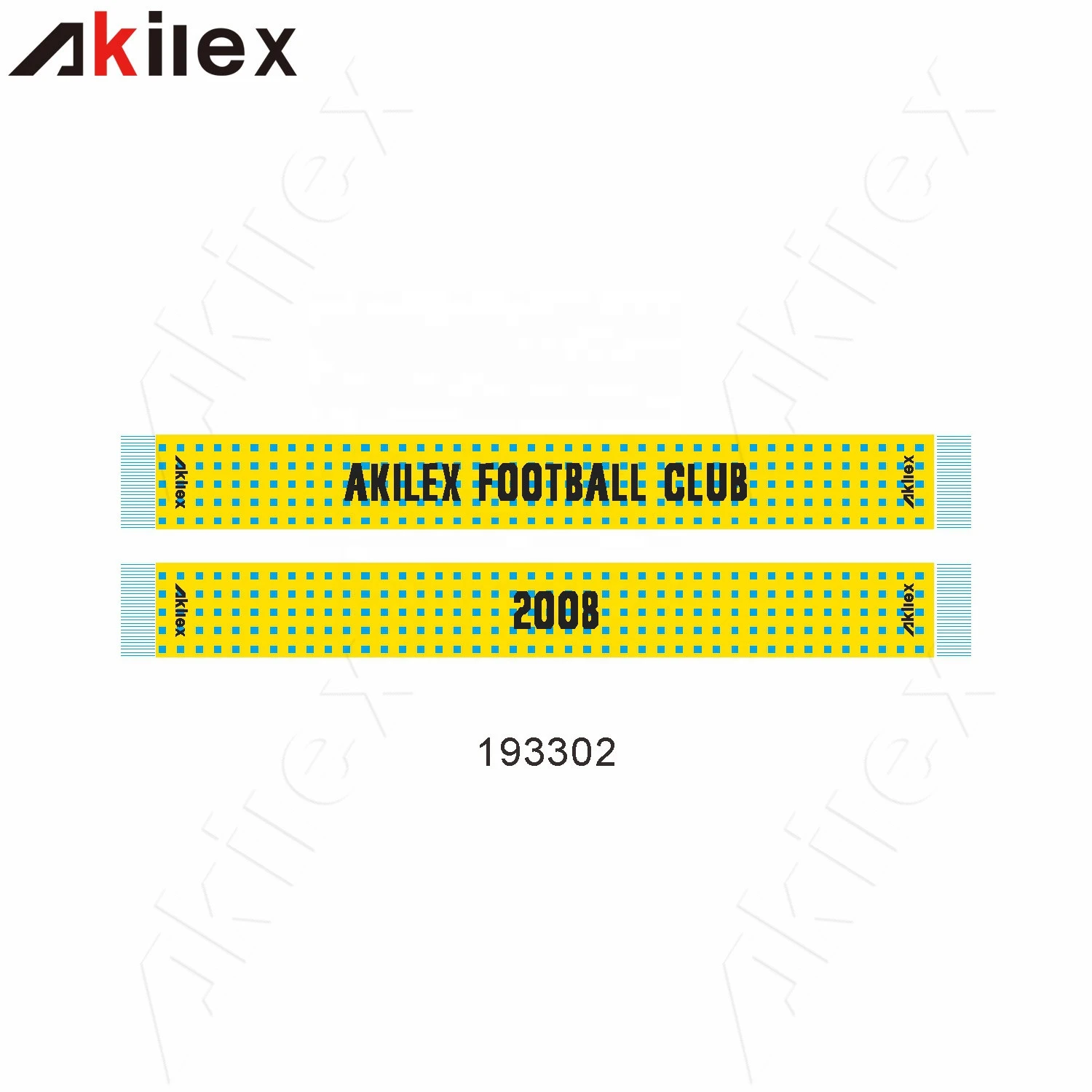Akilex sport promotional custom sublimation own design fans sport knitted soccer scarf