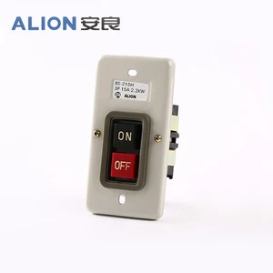 ALION BS-215H Power Push Button Switch, Pushbutton Control Switch For Textile Machinery