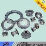 Alloy steel forged pinion gear for gearbox nonstandard parts OEM service