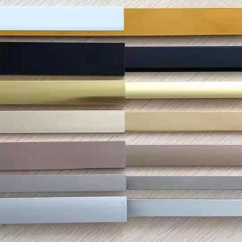 Aluminium alloy  6mm 8mm T shape trim strip decoration strips profile