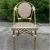 Import Aluminum bamboo look french cafe rattan bistro leisure  chair from China