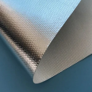 Aluminum Foil Coated Fiberglass Cloth and 95gsm aluminum foil fiberglass cloth for waterproofing