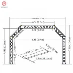 Aluminum Lighting Truss Display Booth Dj Truss System