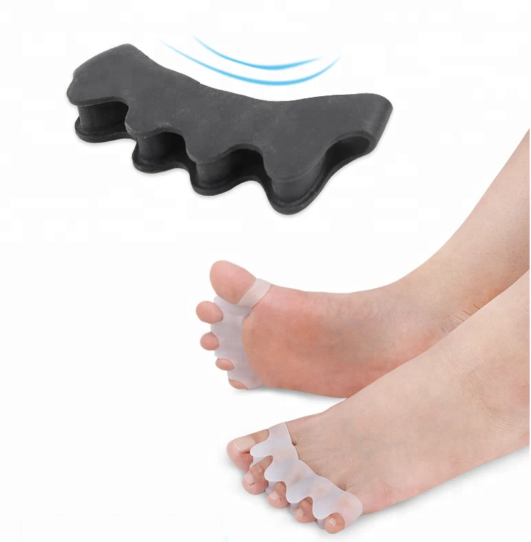Amazon Best Selling Silicone Gel Toe Stretcher Separator Hallux Valgus Foot Care Protector Toe Separator
