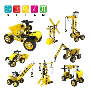Amazon hot sell STEM Toys Kids Building Toys 100 Piece 8-in-1 DIY Learning Construction Toy