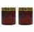 Import Amber Cylinder 200ml Plastic PET Cosmetic Cream Jar Also Body Butter Container from China