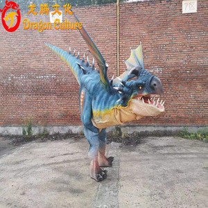Amusement Park Simulated Walking Dragon Costume for Performance