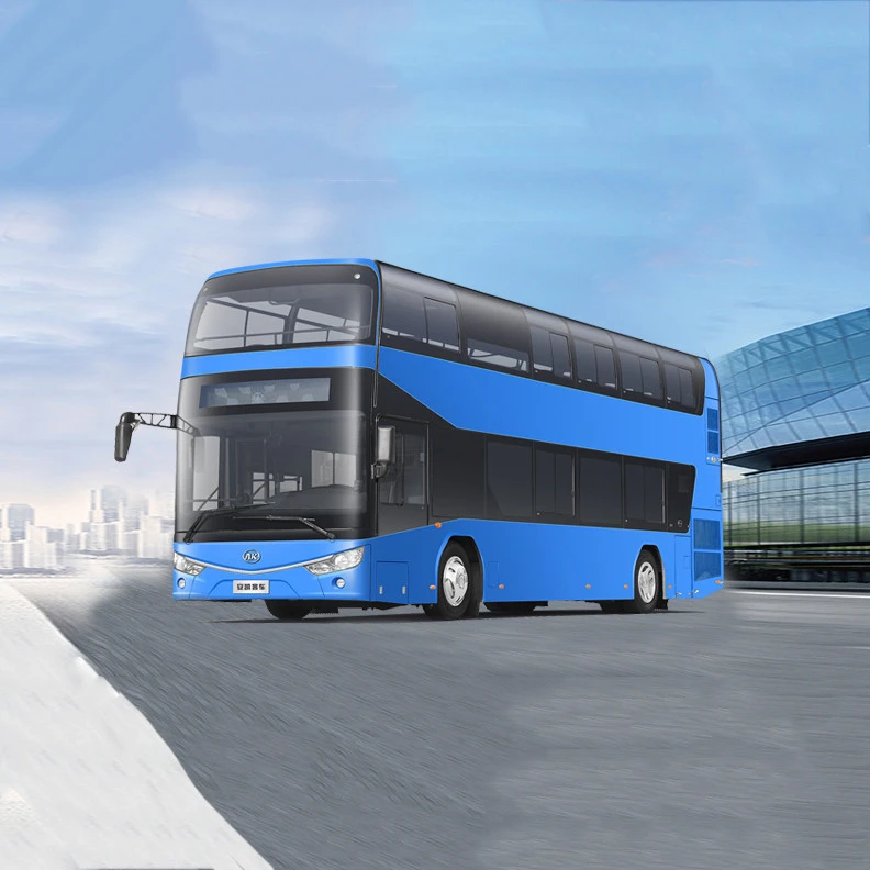 Ankai City Bus / JAC City Bus Luxury Double Decker Bus For Sale