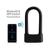 Anti Theft Keyless Secure Lock, U Shape Motorcycle Smart Lock Bluetooth
