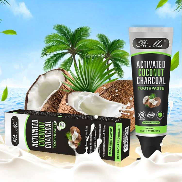 Anticalculus Activated Coconut Charcoal Teeth Whitening Toothpaste