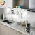 Import Apartment modern melamine kitchen cabinet with quartz countertop from China