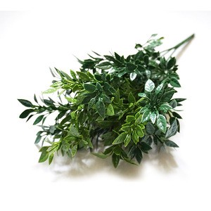 Artificial eucalyptus leaves greenery plants bush for home wedding decoration