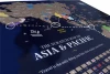 Asia Travel Scratch Off Map Poster Original Exclusive Travel Tracker with Amazing Sights AMA-110