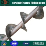 auger flight screw in material handling equipment parts